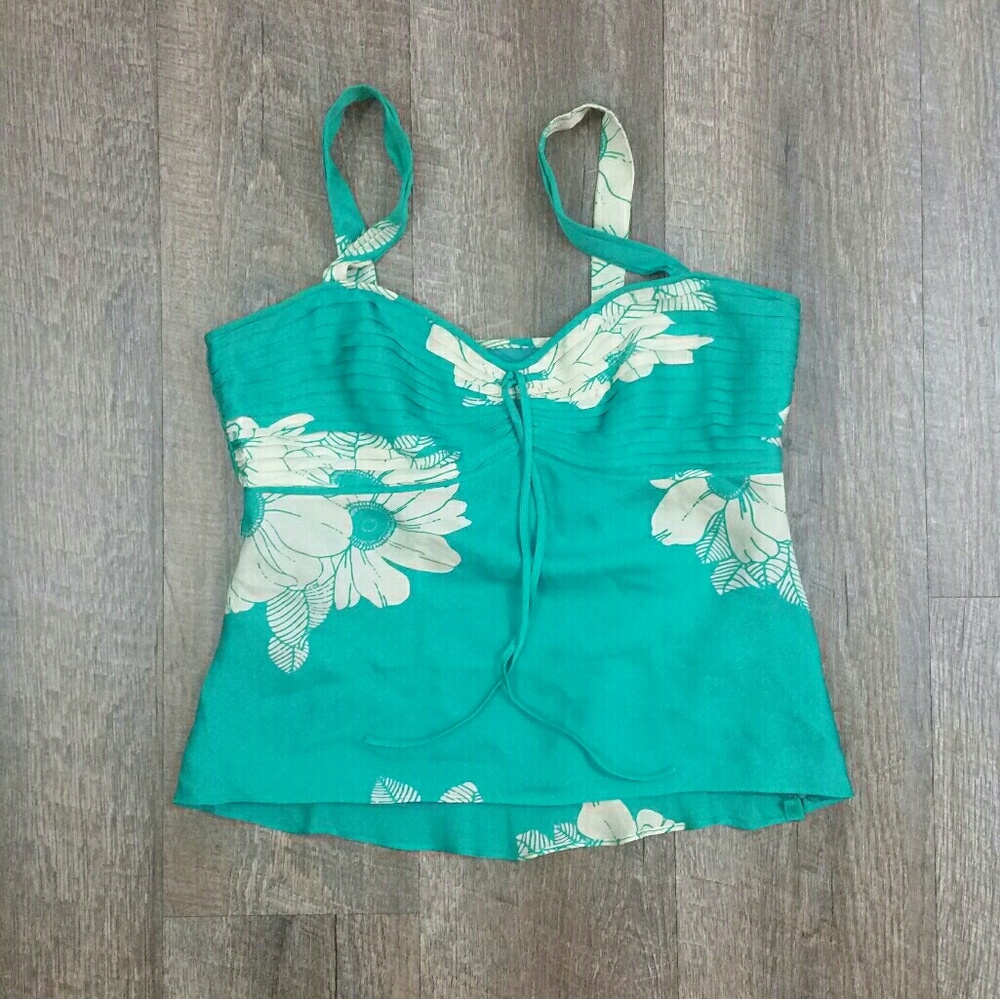 Ann Taylor Petite Silk Top 0P